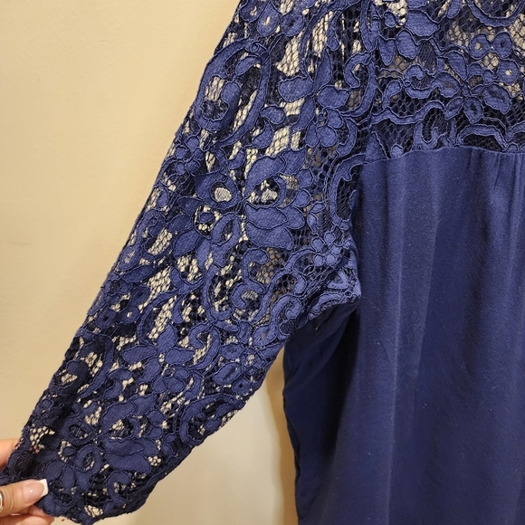 Old Navy Navy Blue relaxed fit blouse size XXL - Picture 7 of 11